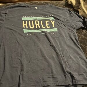 Hurley navy blue graphic T-shirt, size XXL